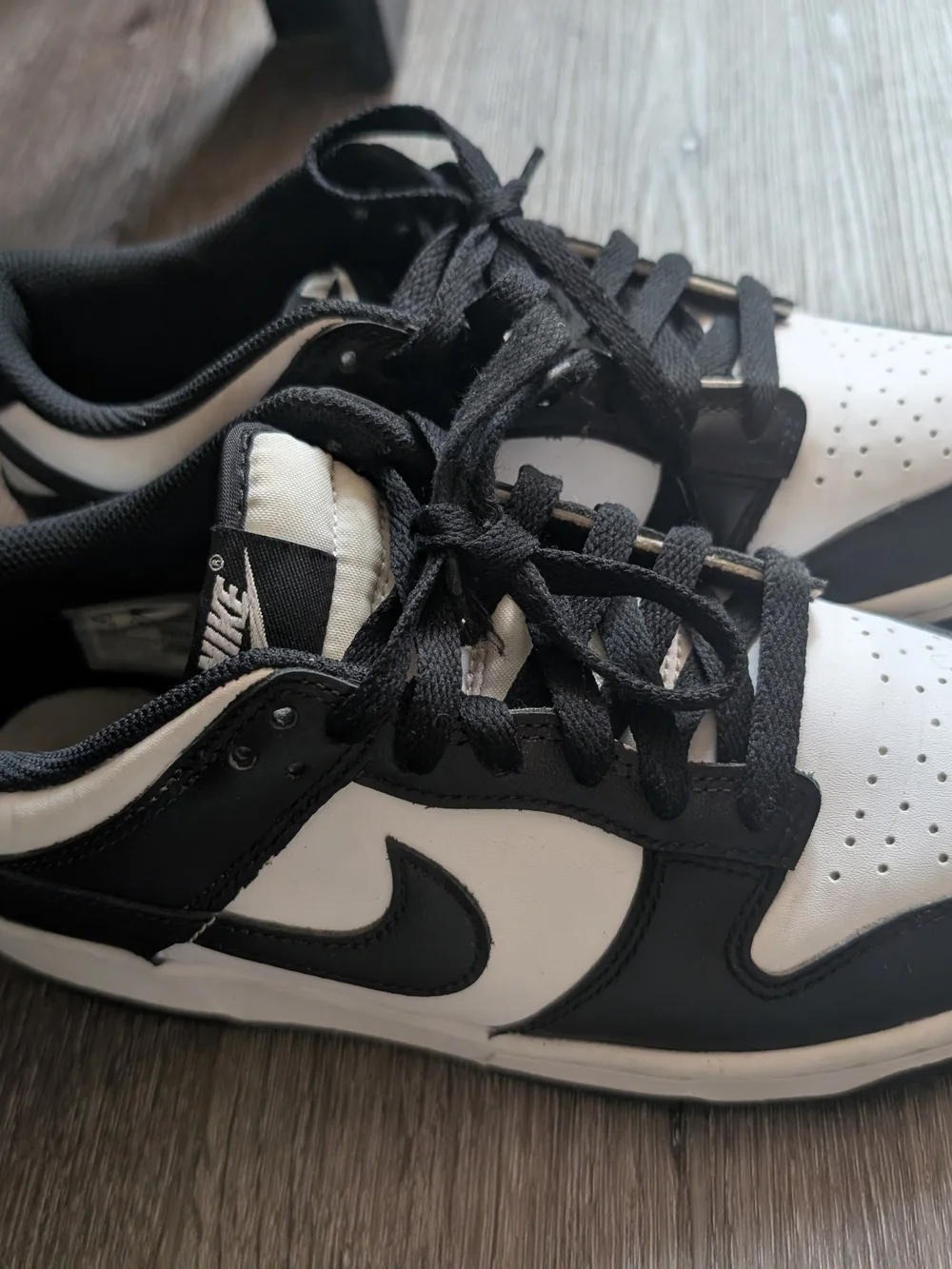 Nike Black and White Low-Top Sneakers Panda